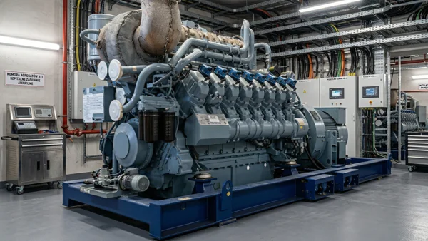 Visualization of power generator parameters in the GEMOS system