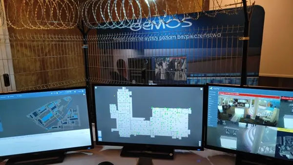 A PSIM system connecting multiple security subsystems in a single management environment