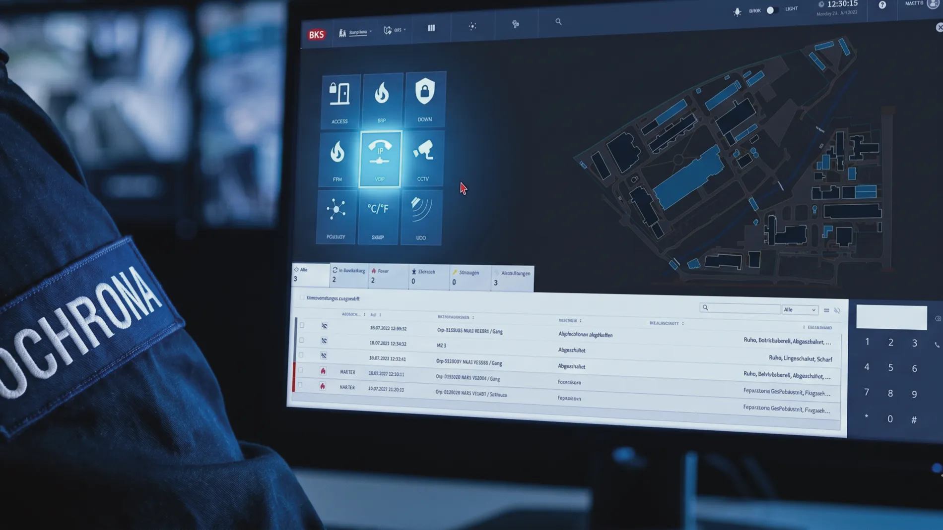 Security staff vs. the clock — how GEMOS automates communication – ela-compil