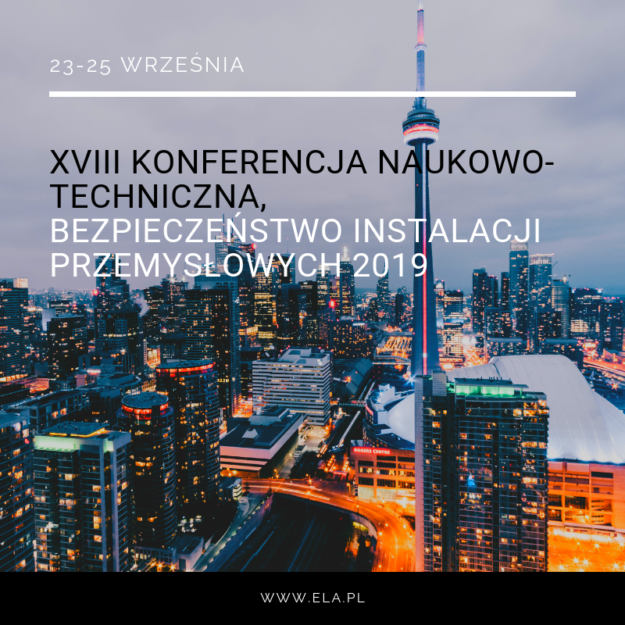 Bezpieczeństwo Instalacji Przemysłowych 2019